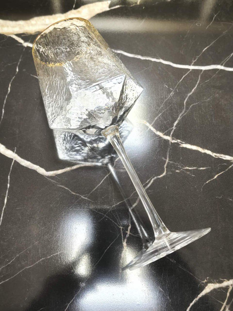 Бокал стеклянный Прозрачная бирюза 400 мл (FD003-1) - фото 2 Бокал стеклянный Прозрачная бирюза 400 мл (FD003-1) - фото 2