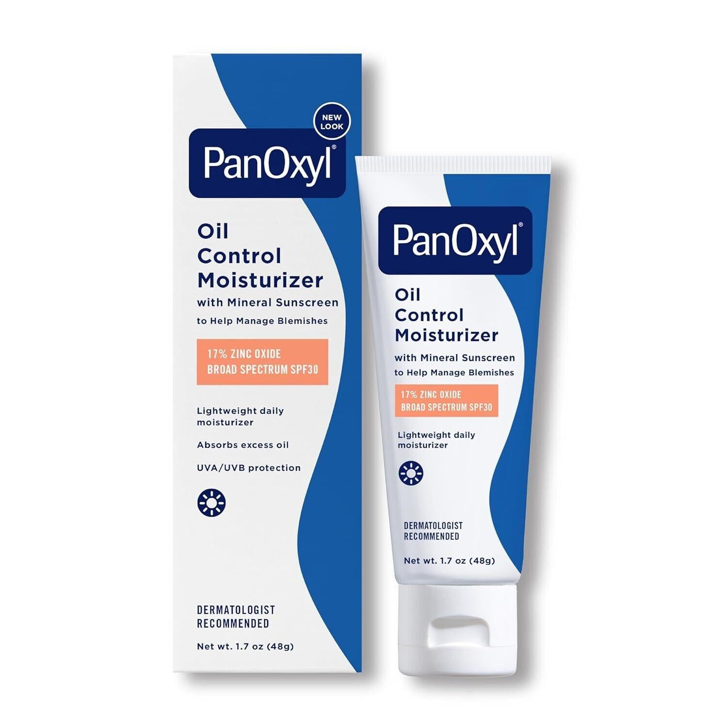 Солнцезащитный крем SPF30 PanOxyl Oil Control Moisturizer 17% Zinc Oxide 48 г (25821389)