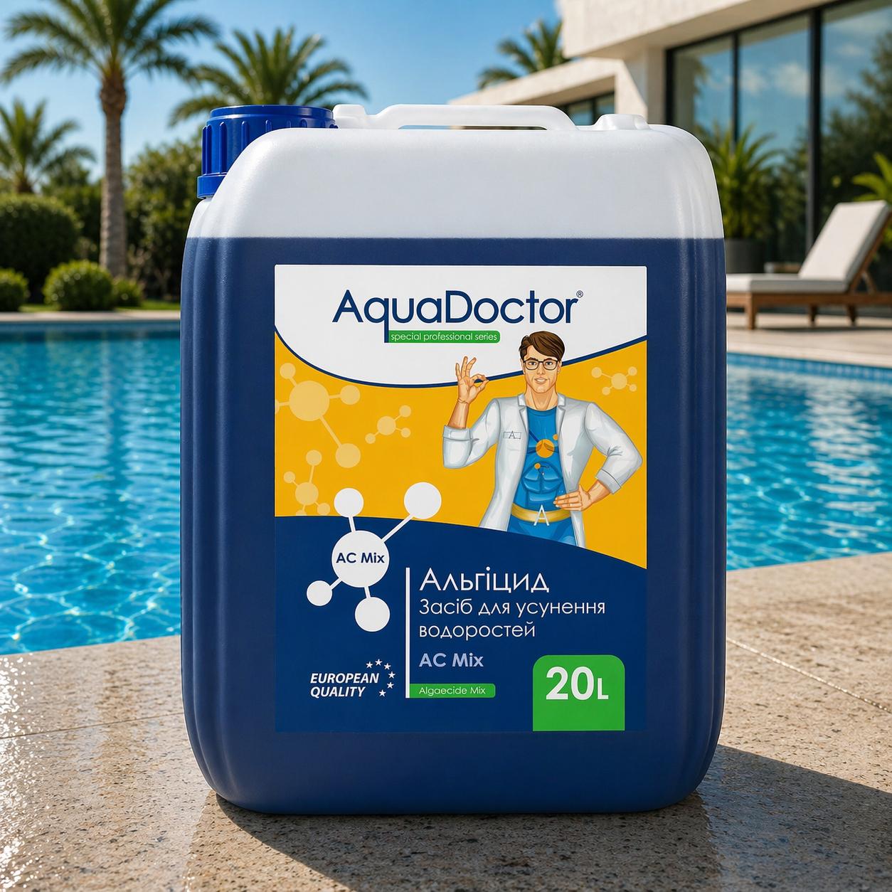 Альгіцид для басейну AquaDoctor AC Mix 20 л (21576)