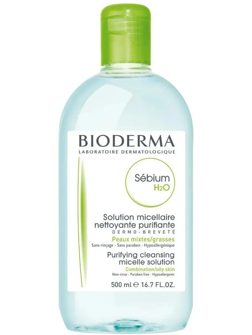 Вода мицеллярная BIODERMA Sebium Solution Micellaire 500 мл (028642X)