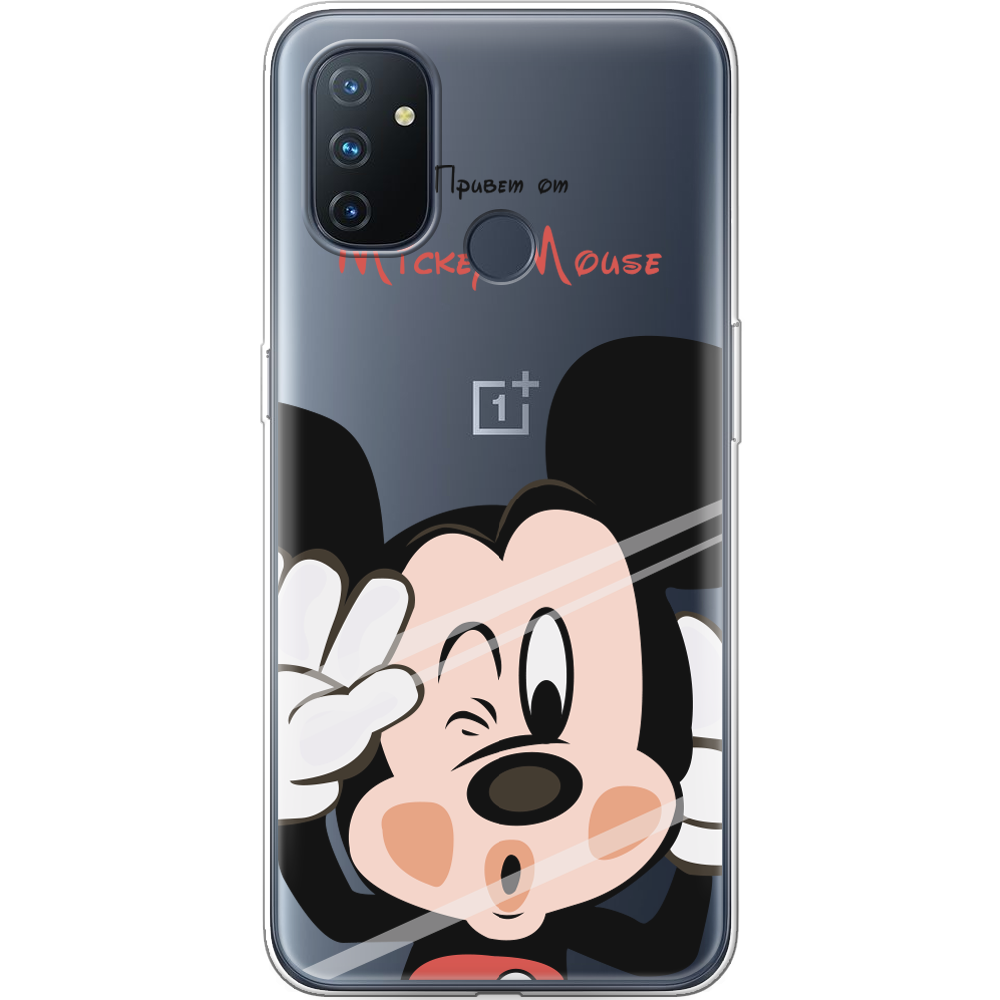 Чехол Boxface OnePlus Nord N100 Mister M Прозрачный силикон (42753-cc58-42753)