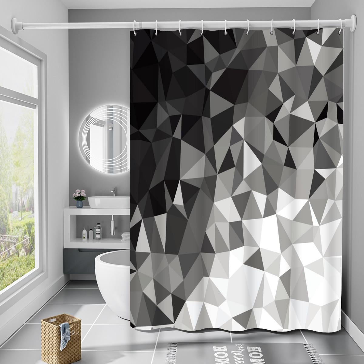 Шторка для ванной комнаты Bathlux водонепроницаемая с кольцами 180x180 см (1864371725)