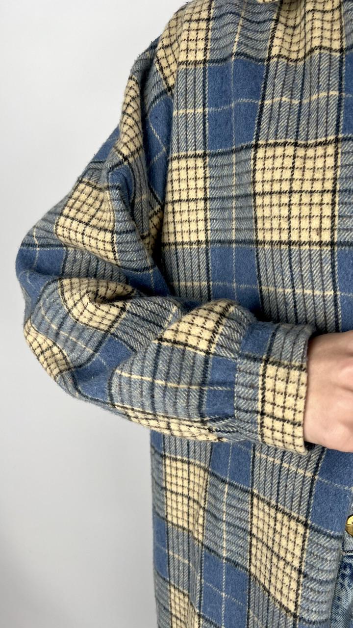 Рубашка женская Бренд #0211-03 OS Синий (24064065) - фото 3 Рубашка женская Бренд #0211-03 OS Синий (24064065) - фото 3