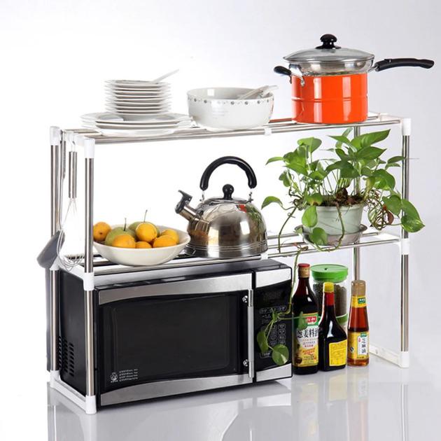 Полиця-стелаж для мікрохвильової печі 2 ярусу (RD-9050) - фото 3 Полиця-стелаж для мікрохвильової печі 2 ярусу (RD-9050) - фото 3