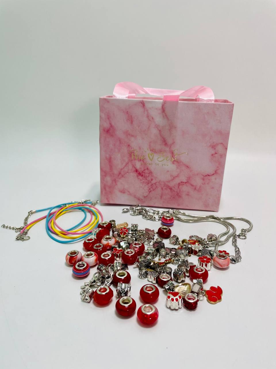 Набор украшений DLS 1105 100 6 основ браслетов/шармы/сундучок/в коробке - фото 6 Набор украшений DLS 1105 100 6 основ браслетов/шармы/сундучок/в коробке - фото 6