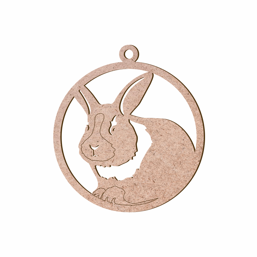 Заготовка для декупажа Кролик ROSA TALENT 1 8х9 см 5 шт.