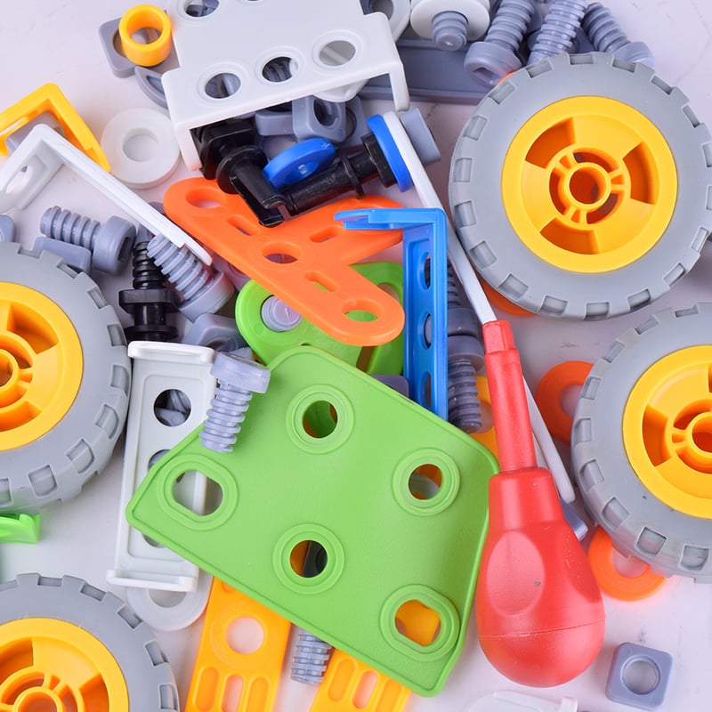 Развивающий болтовой STEM конструктор Build&Play Экскаватор 74 детали - фото 5 Развивающий болтовой STEM конструктор Build&Play Экскаватор 74 детали - фото 5