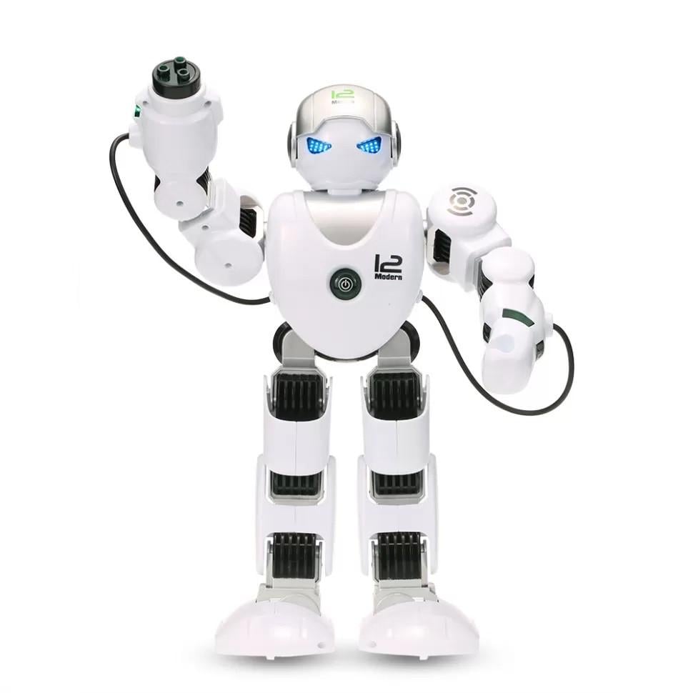 Робот HUIXUE Toys K1 Modern игрушечный боевой робот на радиоуправлении Белый (SUN6408)