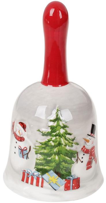 Декоративный колокольчик Snowman Party керамический 7,2х7,2х13,5 см (BD-811-021)