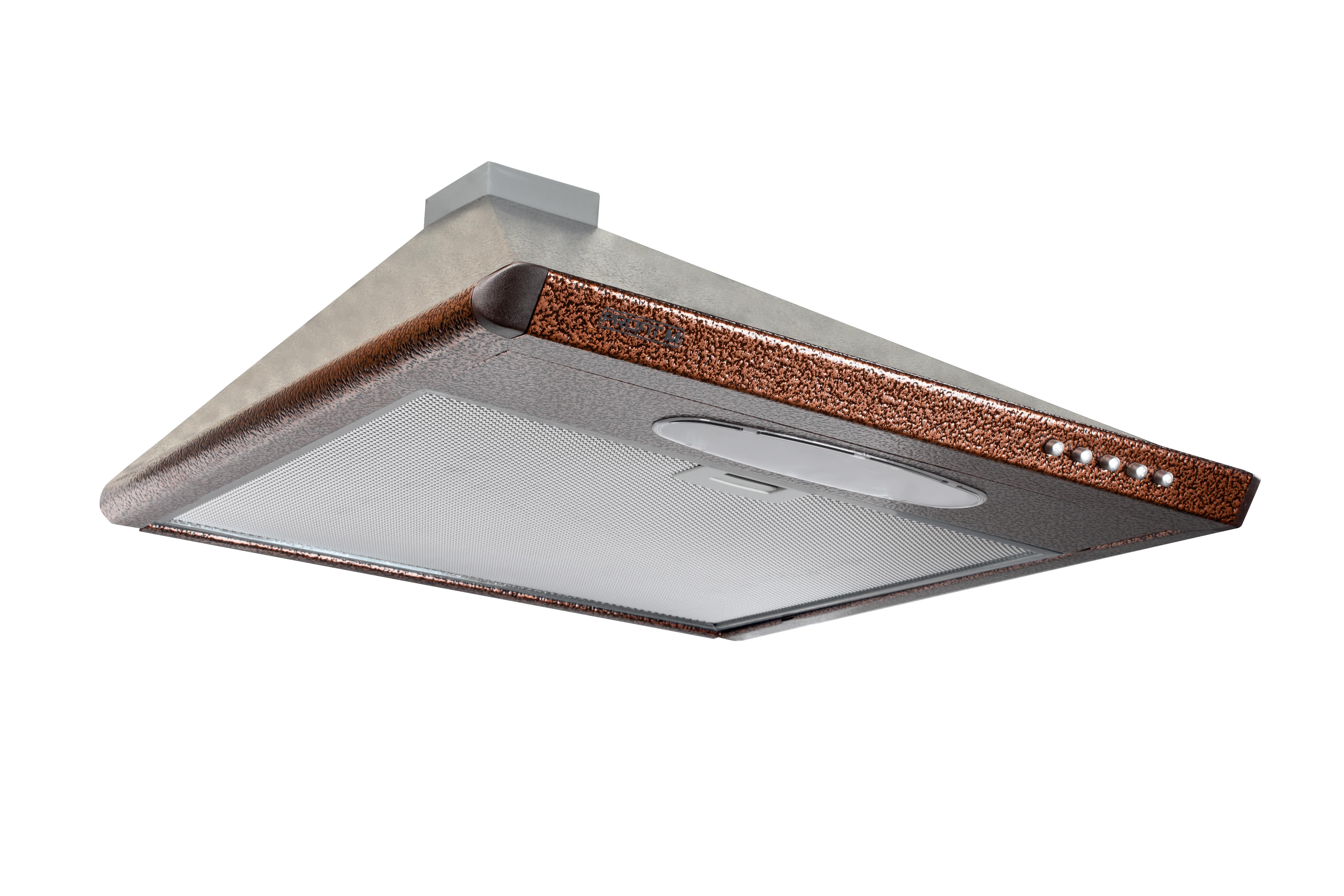 Вытяжка кухонная ProfitM Фортуна Турбо Ф1 60 см 420 м3 Медный антик (25423060)