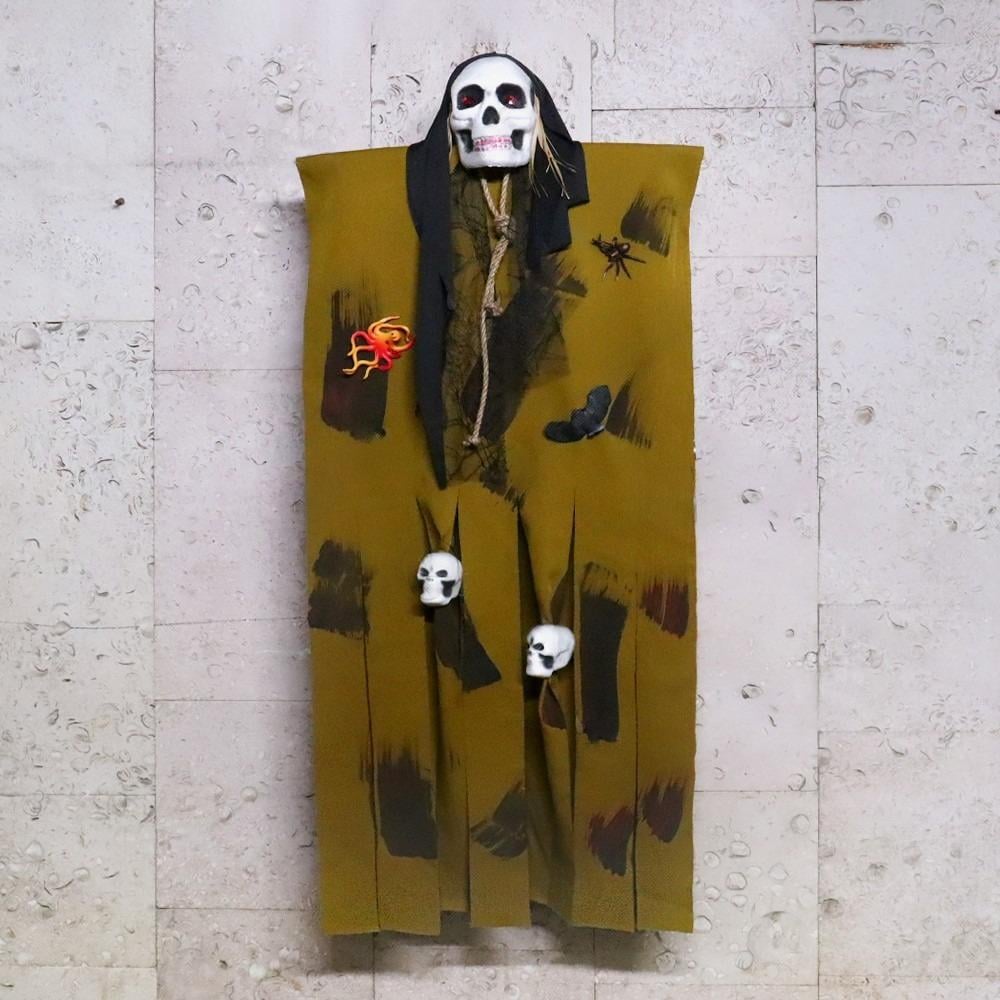 Декор на Хэллоуин Призрак 125 см Горчичный (27-HD1-0096)