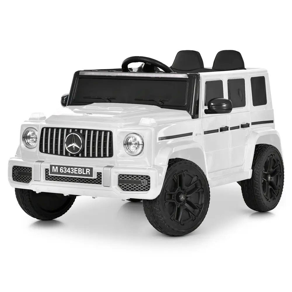 Электромобиль-джип детский Bambi Racer Mercedes-Benz M 6343EBLR-1 с пультом управления Белый Электромобиль-джип детский Bambi Racer Mercedes-Benz M 6343EBLR-1 с пультом управления Белый