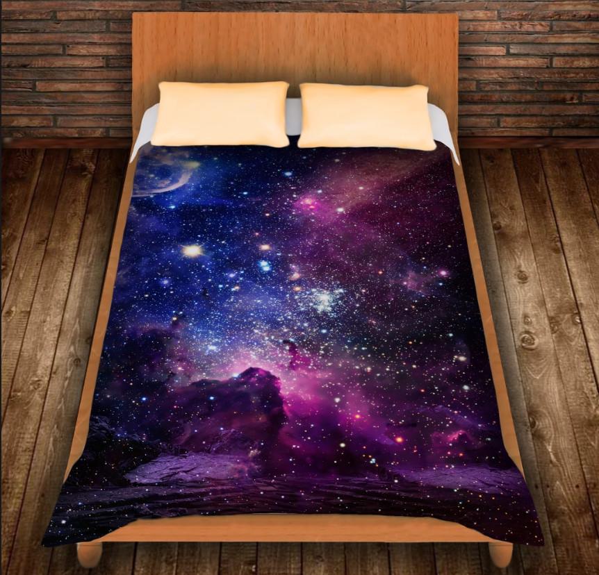 Плед с 3D принтом Космос 01 150x200 см (epi_0051)