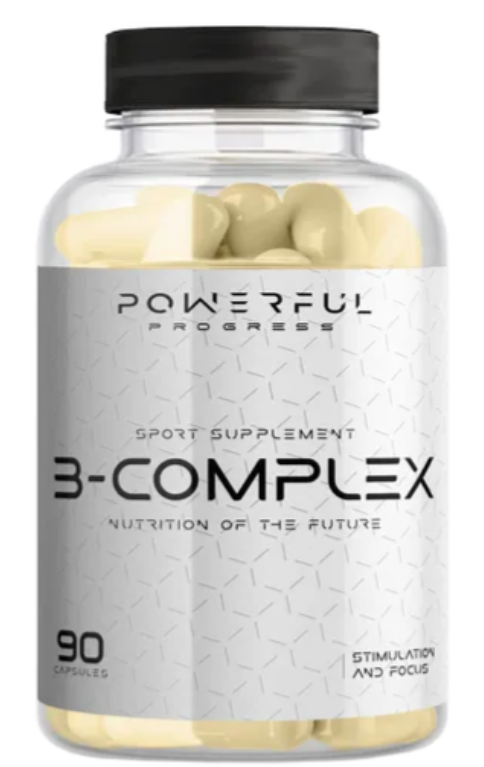 Комплекс витаминов группы В Powerful Progress B-Complex 90 капсул Комплекс витаминов группы В Powerful Progress B-Complex 90 капсул