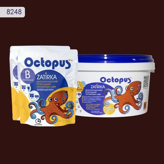 Затирка для плитки Octopus Zatirka 8248 епоксидна 2,5 кг