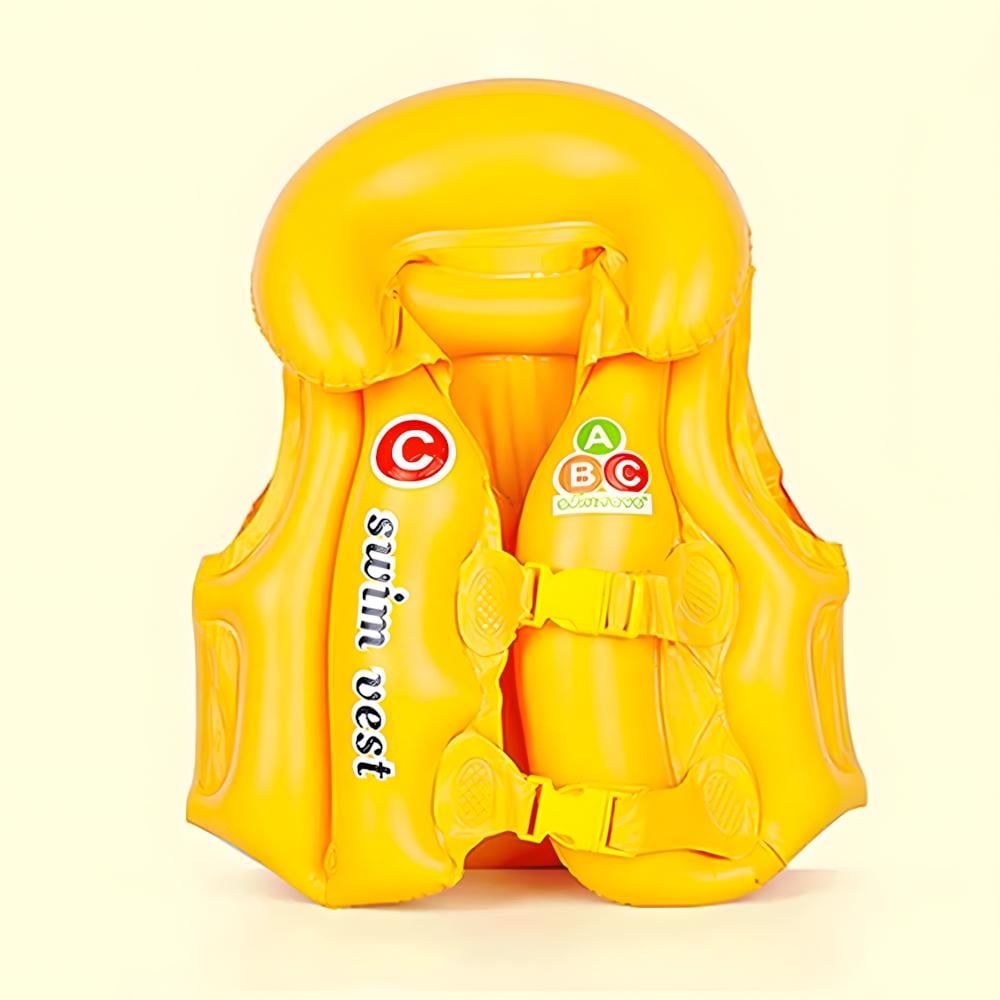 Надувний жилет для плавання для дітей Wave 40 см Жовтий (52-жов-BT-6525-S) - фото 3 Надувний жилет для плавання для дітей Wave 40 см Жовтий (52-жов-BT-6525-S) - фото 3