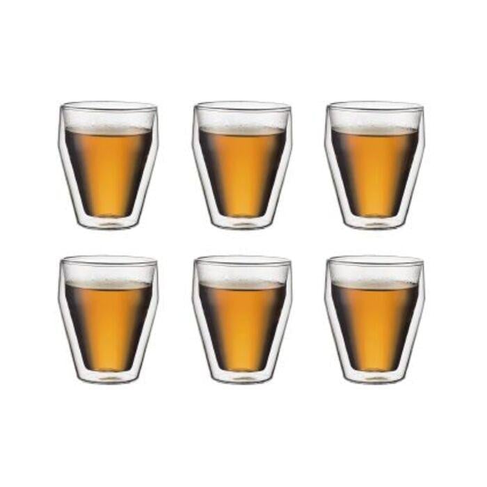 Набор чашек для кофе Bodum Titlis боросиликатное стекло 6 пр. 250 мл (2540577) Набор чашек для кофе Bodum Titlis боросиликатное стекло 6 пр. 250 мл (2540577)