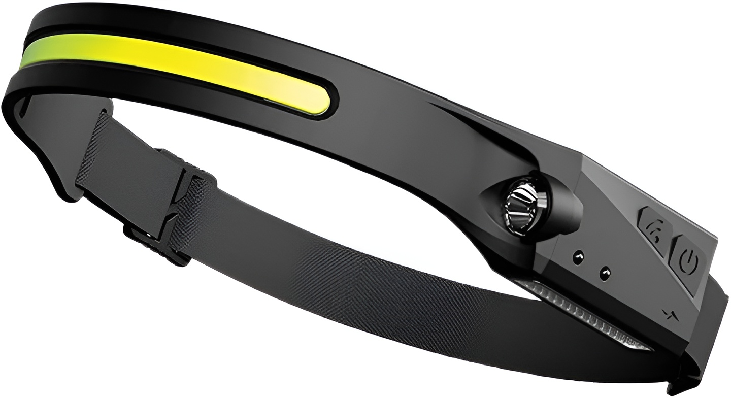 Ліхтар налобний з акумулятором Andowl 6в1 у для риболовлі та велосипеда Q-TL22X1 Чорний (3fafd783) - фото 1