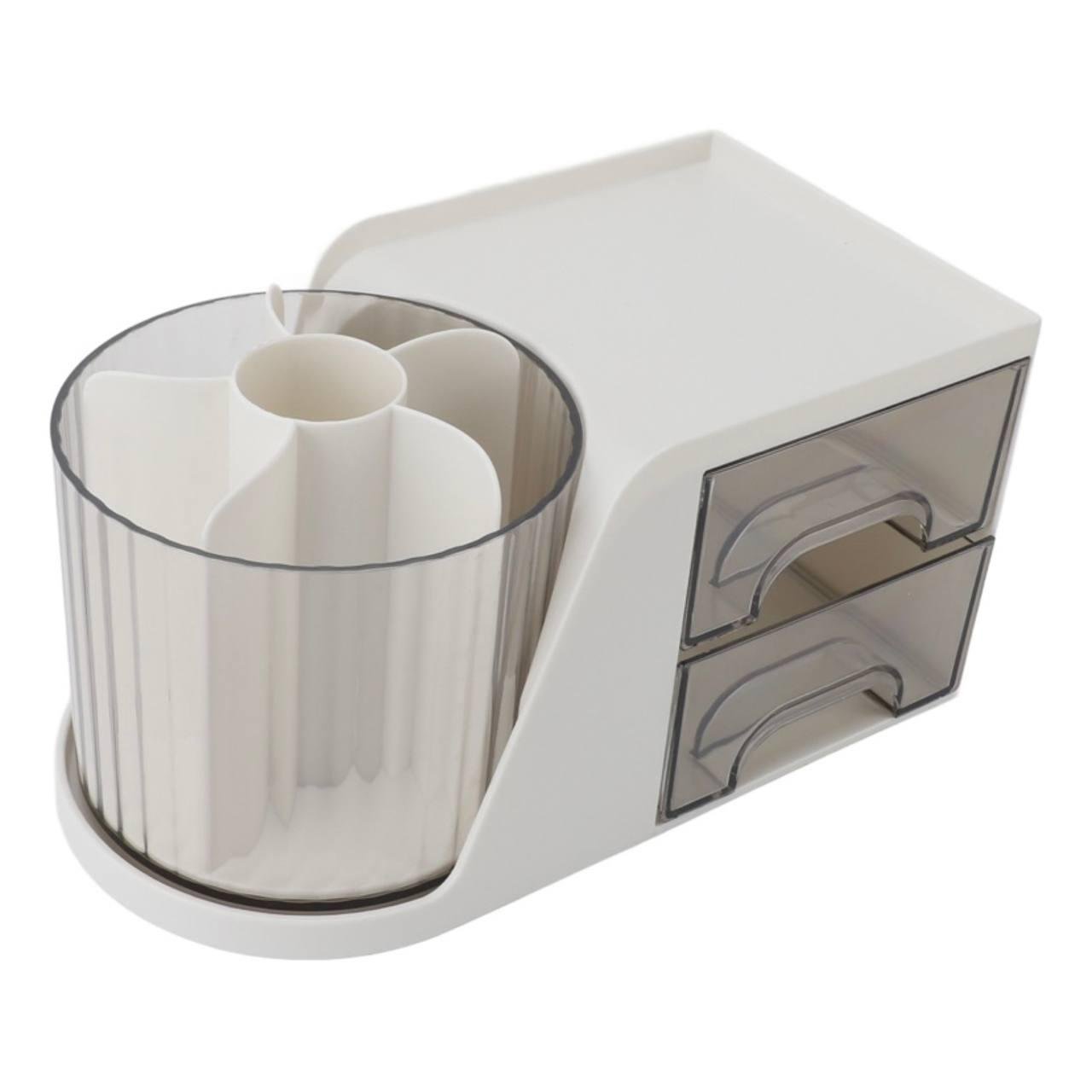 Органайзер для канцелярии с вращающимся стаканом на 6 отделений и выдвижными ящиками (0e577206) - фото 7 Органайзер для канцелярии с вращающимся стаканом на 6 отделений и выдвижными ящиками (0e577206) - фото 7