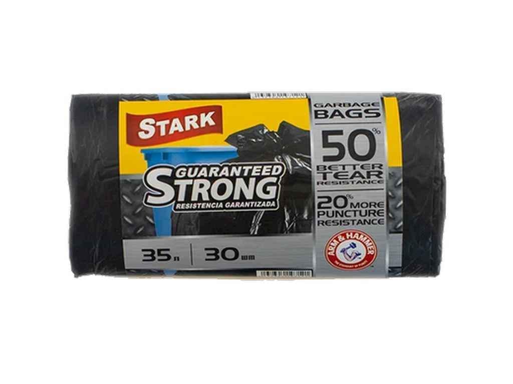 Пакети для смiття Stark 35 л міцні 50 шт. Чорний (843424)