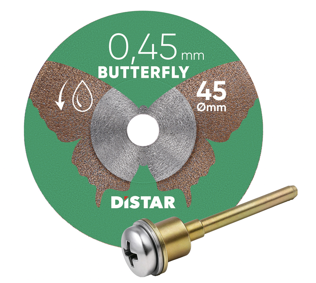 Диск алмазный отрезной Distar Butterfly 45 мм/0,45 мм