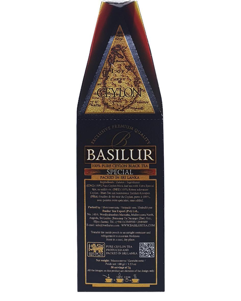 Чай черный Basilur Остров Цейлон Special Особый 100 г (54905) - фото 3