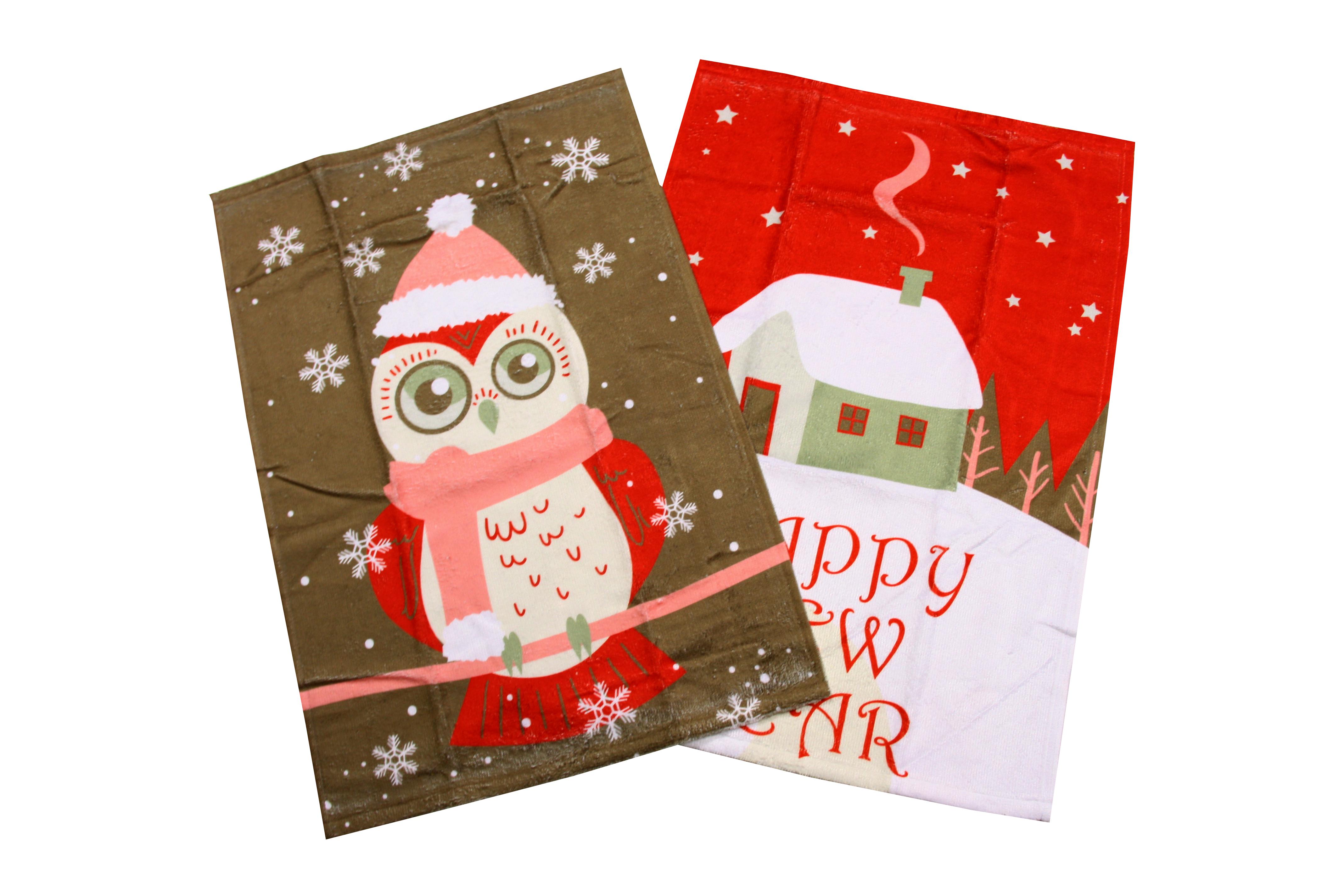 Набор полотенец для кухни HOBBY New Year V1 40х60 см 2 шт. (8698499320840)