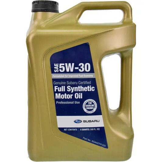 Моторное масло Subaru Full Synthetic Motor Oil 5W-30 4,73 л (soa427v1425)
