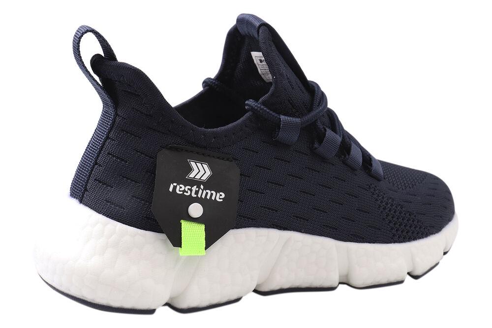 Кросівки чоловічі Restime з текстилю на низькому ходу на шнурівці р. 39 Синій (158-21LK) - фото 4 Кросівки чоловічі Restime з текстилю на низькому ходу на шнурівці р. 39 Синій (158-21LK) - фото 4