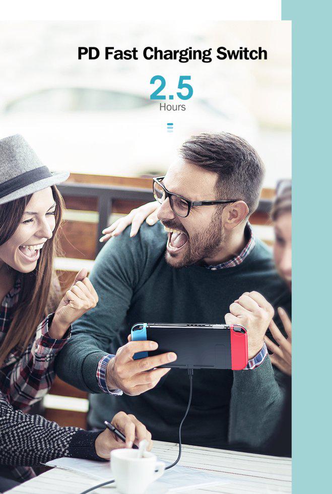 Кабель UGREEN US286 Type-C 18W Black (50997) - фото 7 Кабель UGREEN US286 Type-C 18W Black (50997) - фото 7