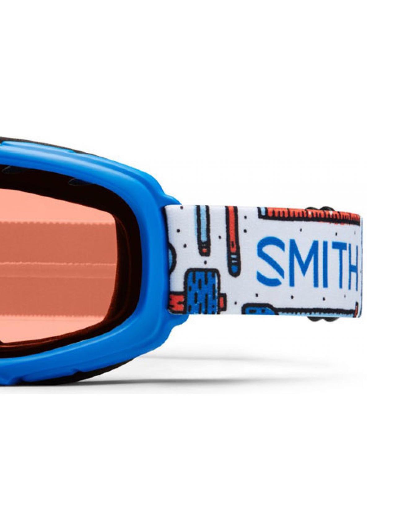 Маска горнолыжная для юниоров Smith Gambler Small-Medium Fit Cat.S2 Flash Faces (M00635-260) - фото 3