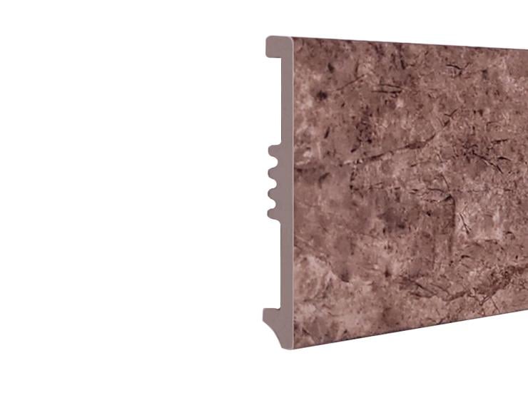 Плинтус дюрополимерный 13х100 мм Коричневый мрамор (10013Р-19173) Плинтус дюрополимерный 13х100 мм Коричневый мрамор (10013Р-19173)
