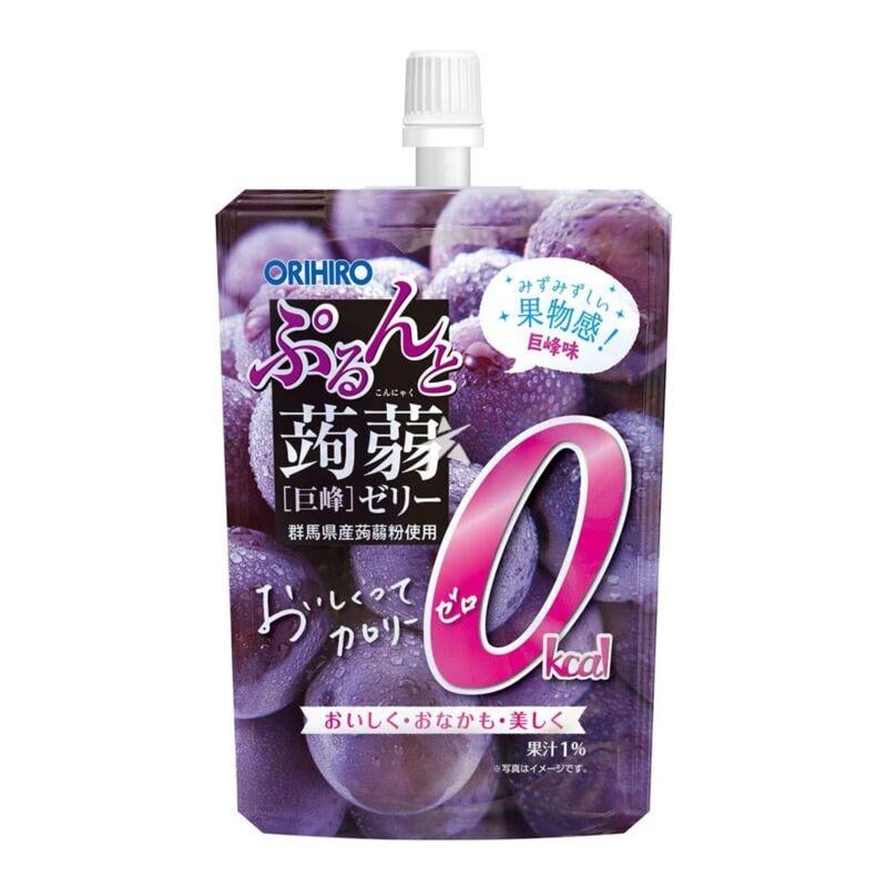 Питьевое бескалорийное конняка-желе Orihiro Purunto Konjac Jelly виноград Кехо 130 г (3008158281)