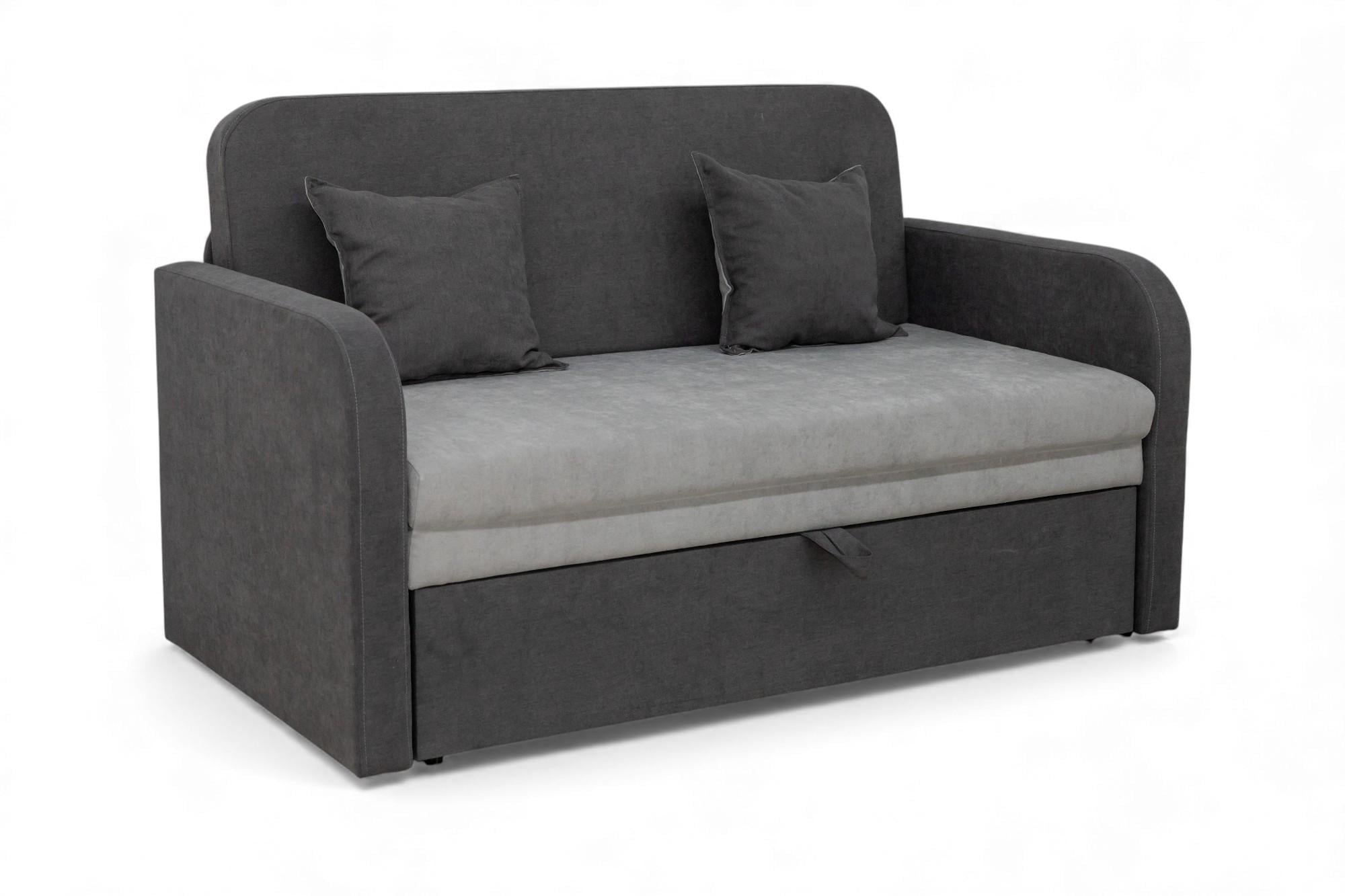 Диван-малютка Карлсон 130 130х195 см Серый/Светло-серый (29903160)