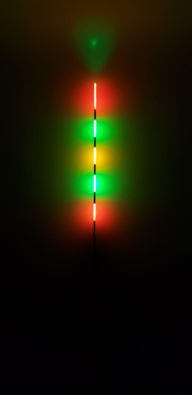 Поплавець LED Weida 3 г 24 см Жовтий (1744931428) - фото 4 Поплавець LED Weida 3 г 24 см Жовтий (1744931428) - фото 4