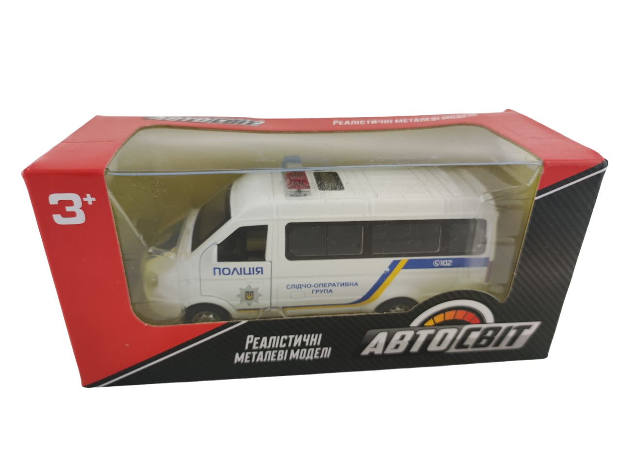 Машинка металлическая Газель Полиция (000028)