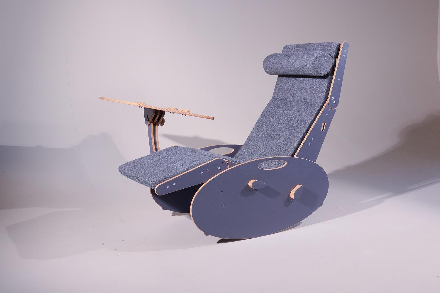 Стіл комп'ютерний трансформер ТО-17 для роботи напів-лежачи та лежачи Граніт - фото 3 Стіл комп'ютерний трансформер ТО-17 для роботи напів-лежачи та лежачи Граніт - фото 3