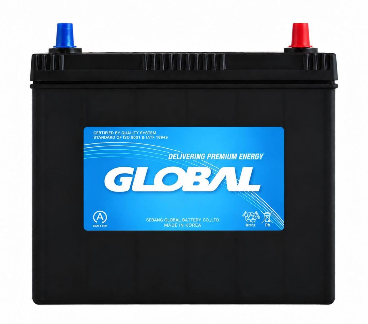 Акумулятор автомобільний Global Asia EFB 55 Ah 570A R+ 12V (3188086481)