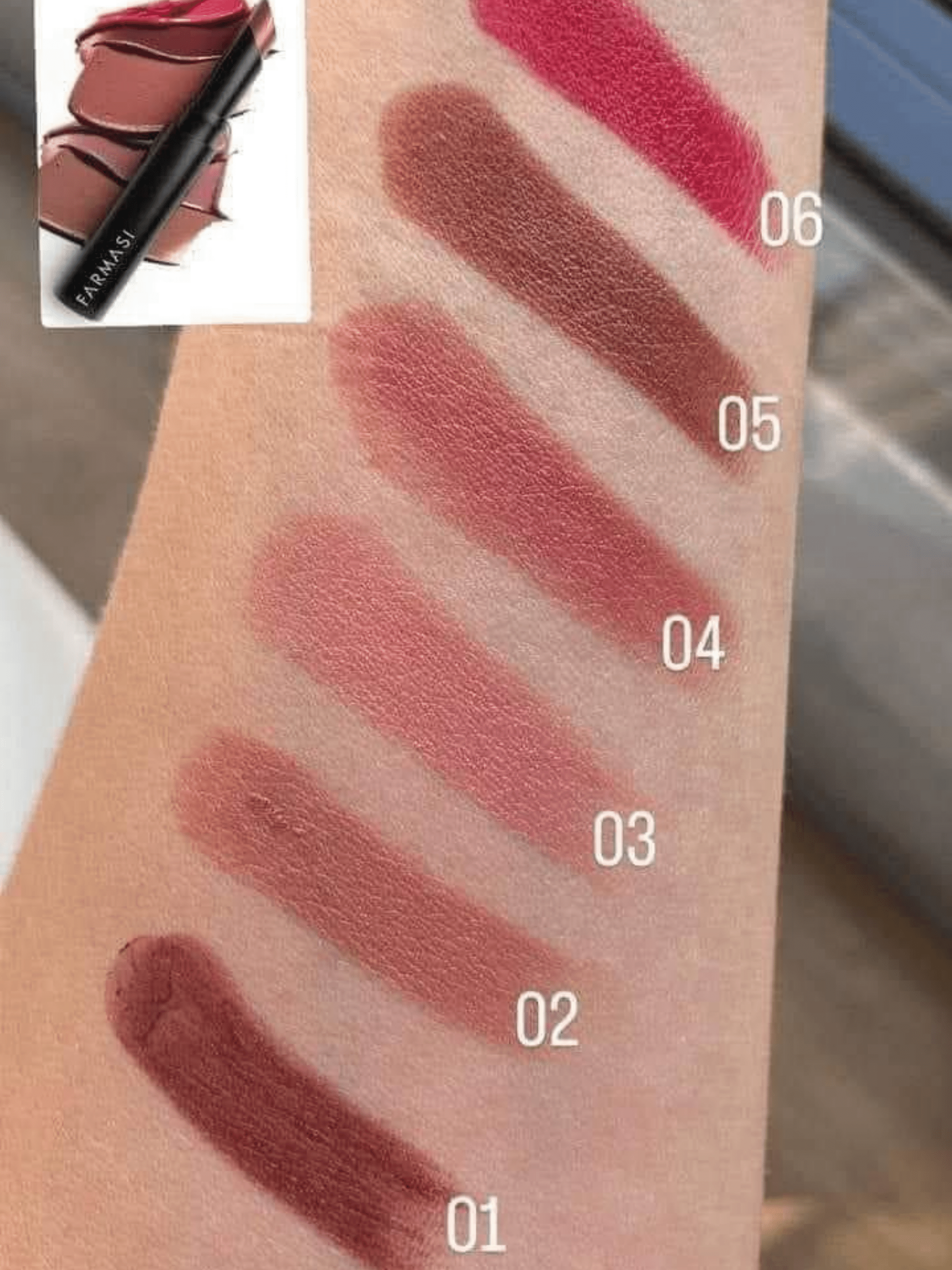 Помада-стік Stylo Farmasi 04 Пильно-рожевий 1,8 г (77627783) - фото 9 Помада-стік Stylo Farmasi 04 Пильно-рожевий 1,8 г (77627783) - фото 9