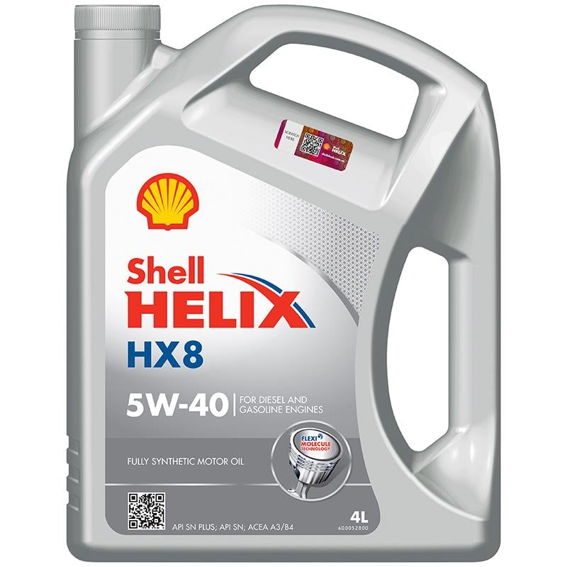 Моторное масло автомобильное Shell Helix HX8 5W-40 4 л (728)