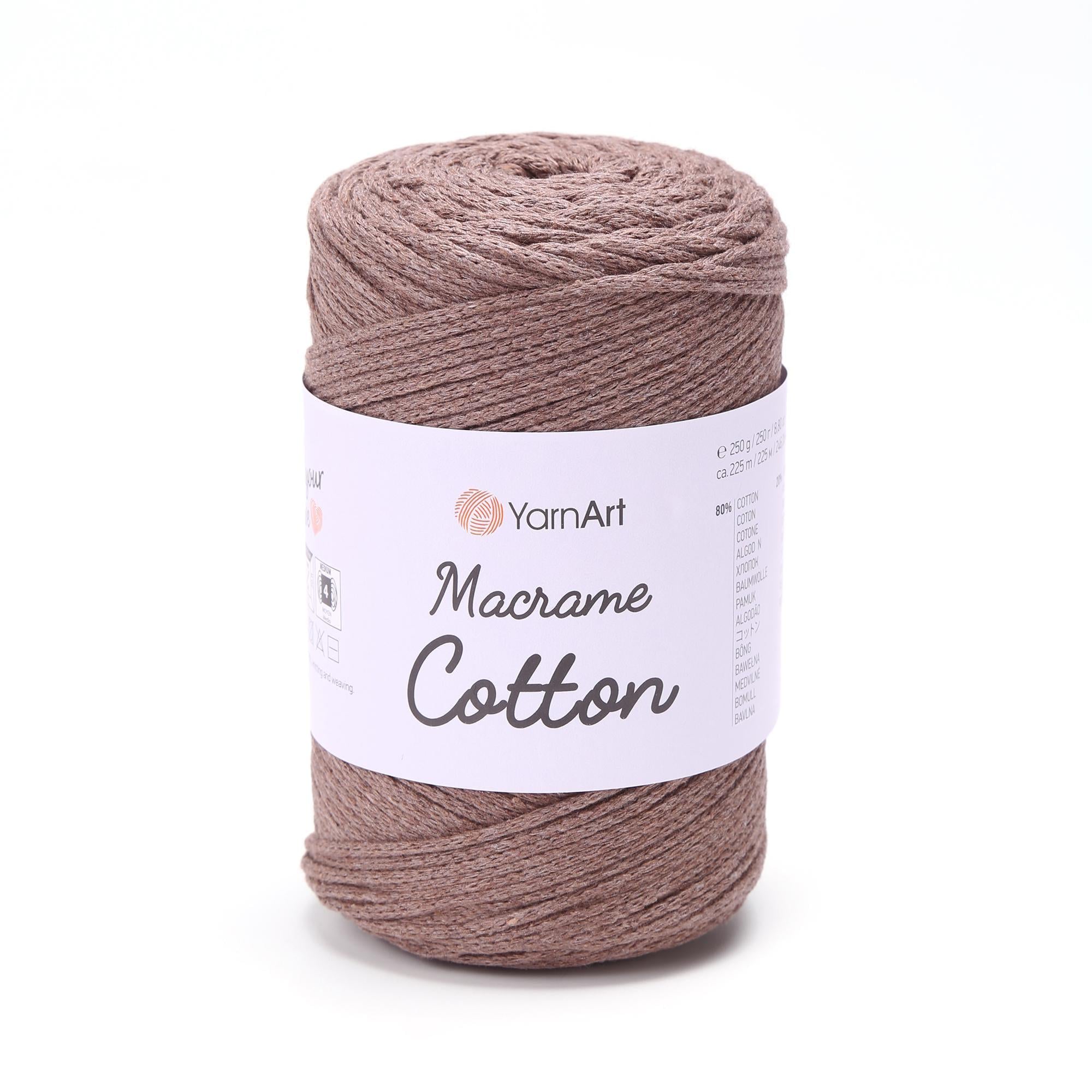 Шнур плетений для макрам Macrame Cotton 2 мм Мокачино №791 (2334747266)