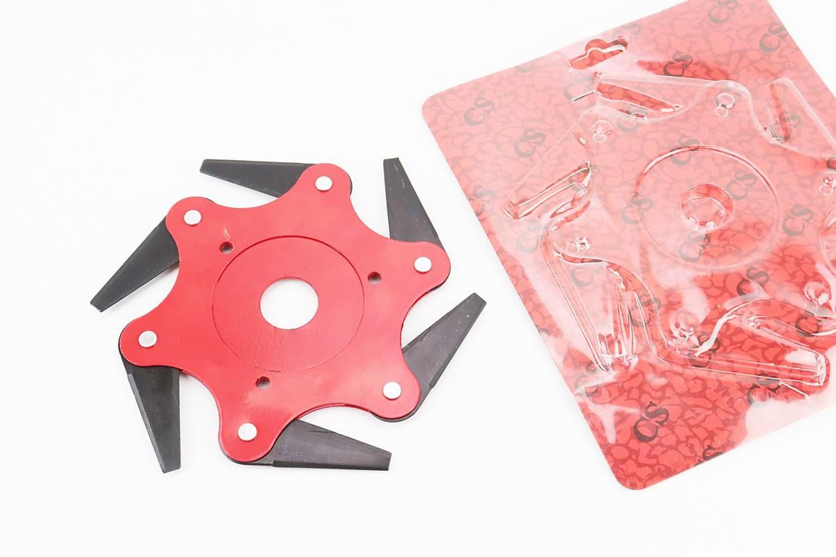 Ніж сегментний у блістері до мотокос 6Тx255 мм