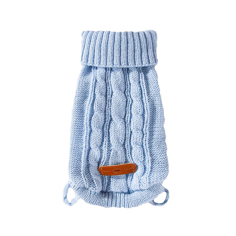 Свитер для животных Hippie dog 2410CGLK8029 вязаный зимний XS Blue (25713998)