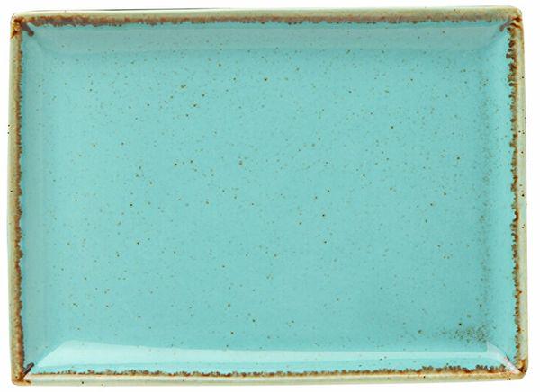 Тарелка Porland Seasons прямоугольная 18х13 см Turquoise (04ALM001578) - фото 4 Тарелка Porland Seasons прямоугольная 18х13 см Turquoise (04ALM001578) - фото 4