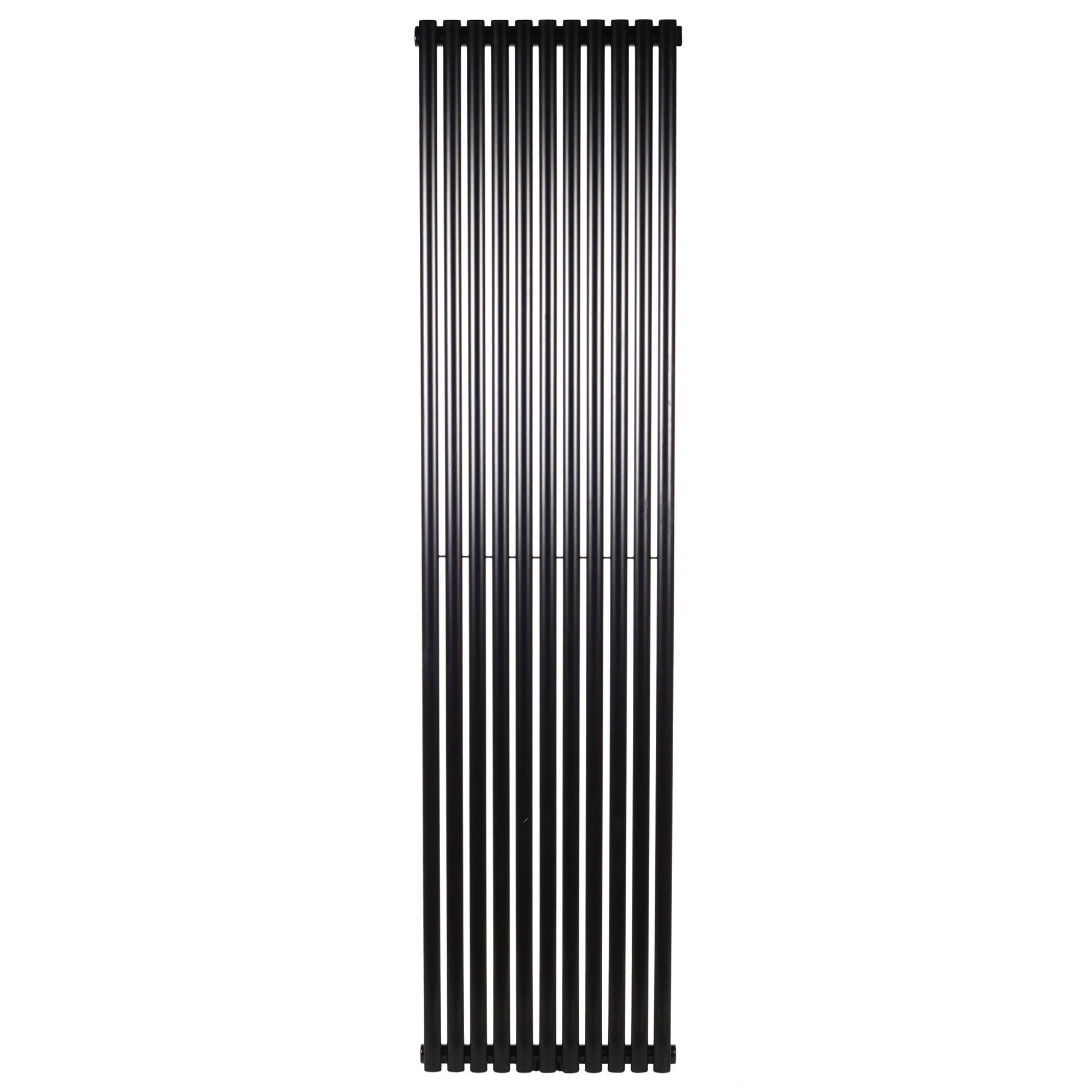 Радиатор дизайнерский Betatherm Carrara 1 1800x445 мм вертикальный Черный матовый (BT-BCV 1180/11 9005M 99)