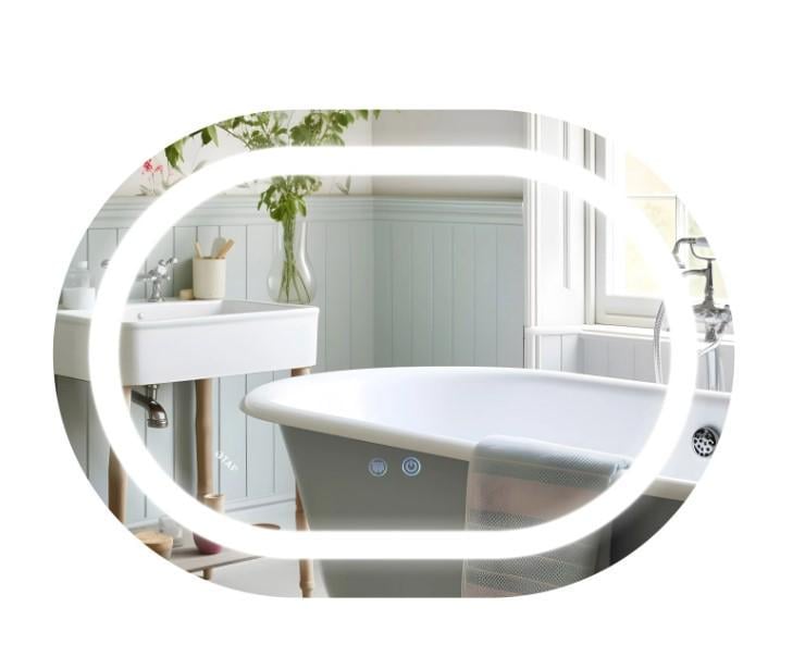 Зеркало Qtap Gemini с LED-подсветкой Touch (QT2578R6590)