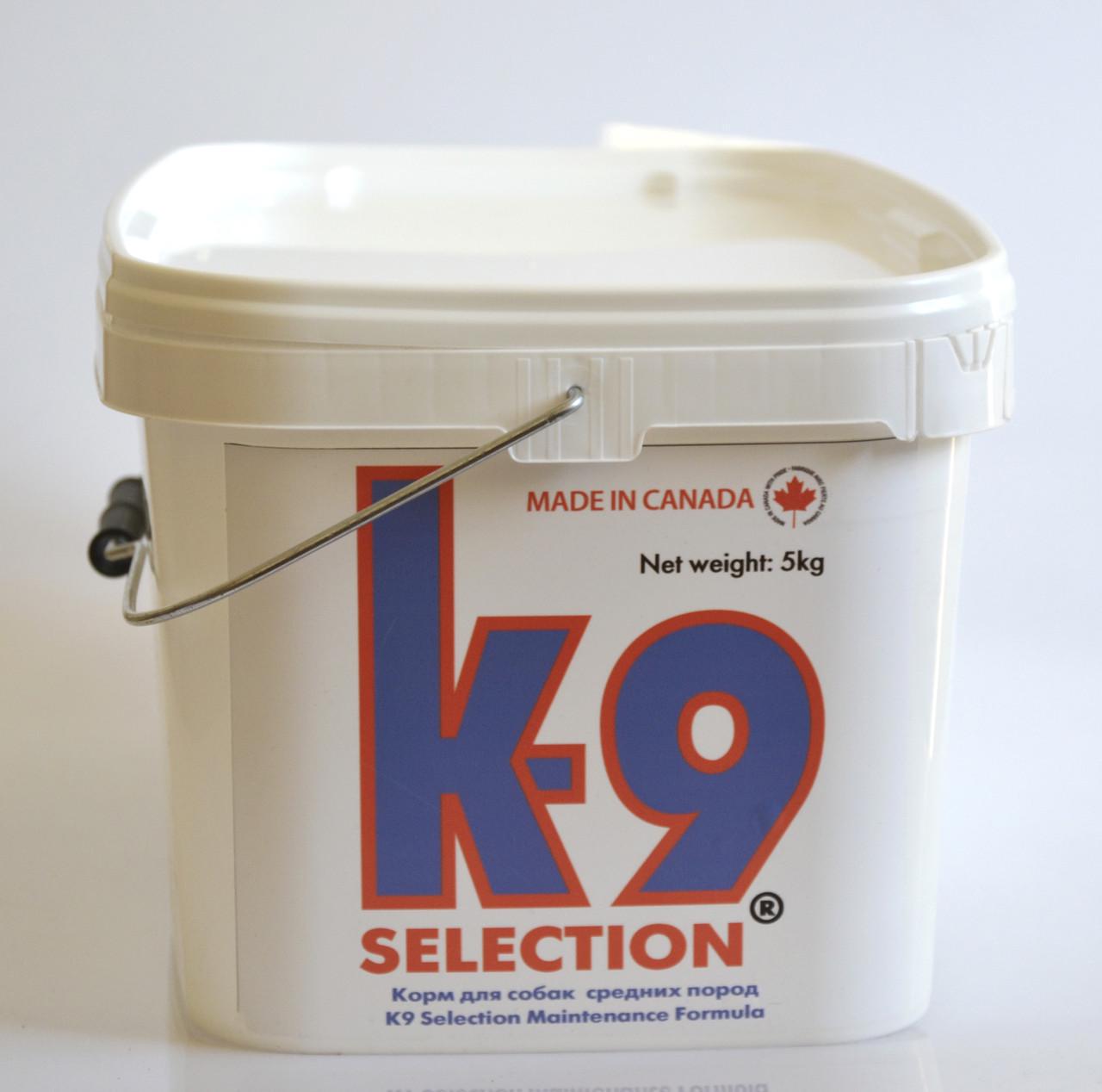 Корм сухой для собак средних пород K-9 Selection Medium Breed 5 кг с контейнером (1162187596)