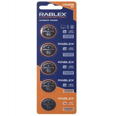 Батарейки Rablex CR2016 3v 5 шт.