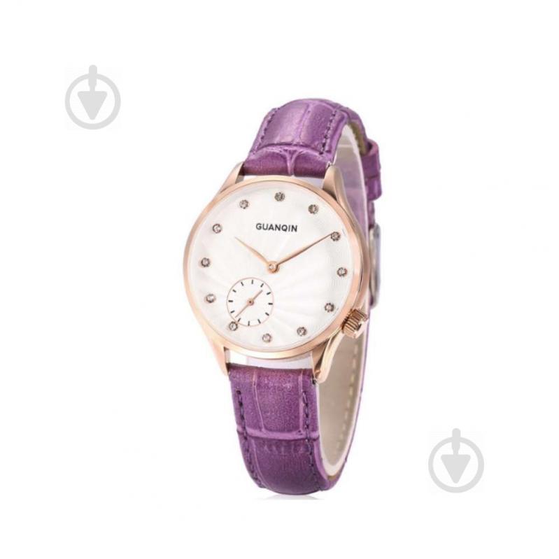 Часы Guanqin GS19052 CL Gold-White-Purple (GS19052GWP)