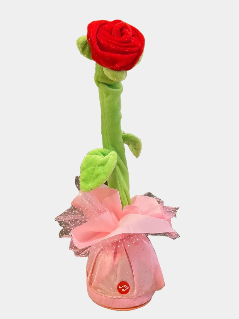 Игрушка повторюшка Танцующая Роза на аккумуляторе 35 см (24984743) - фото 5 Игрушка повторюшка Танцующая Роза на аккумуляторе 35 см (24984743) - фото 5